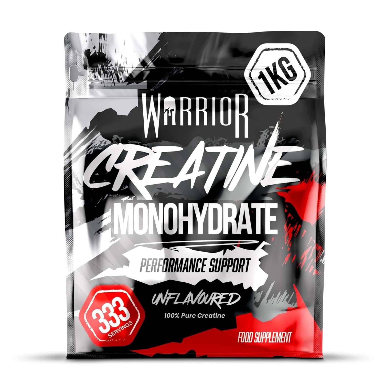 Warrior Creatine Monohydrate Powder 1kg Pure Micronised (333 Servings) | Creatine Supplement for Women & Men, Easy Dissolve, Vegan, Strength, Muscle Growth & Recovery, Gym Supplement (Unflavoured) - Image 3