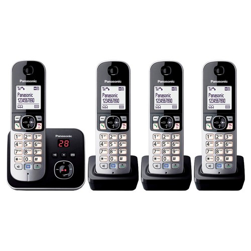 Panasonic KX-TG6824GB Schnurloses Telefon-Set mit Anrufbeantworter... - Bild 1 von 2