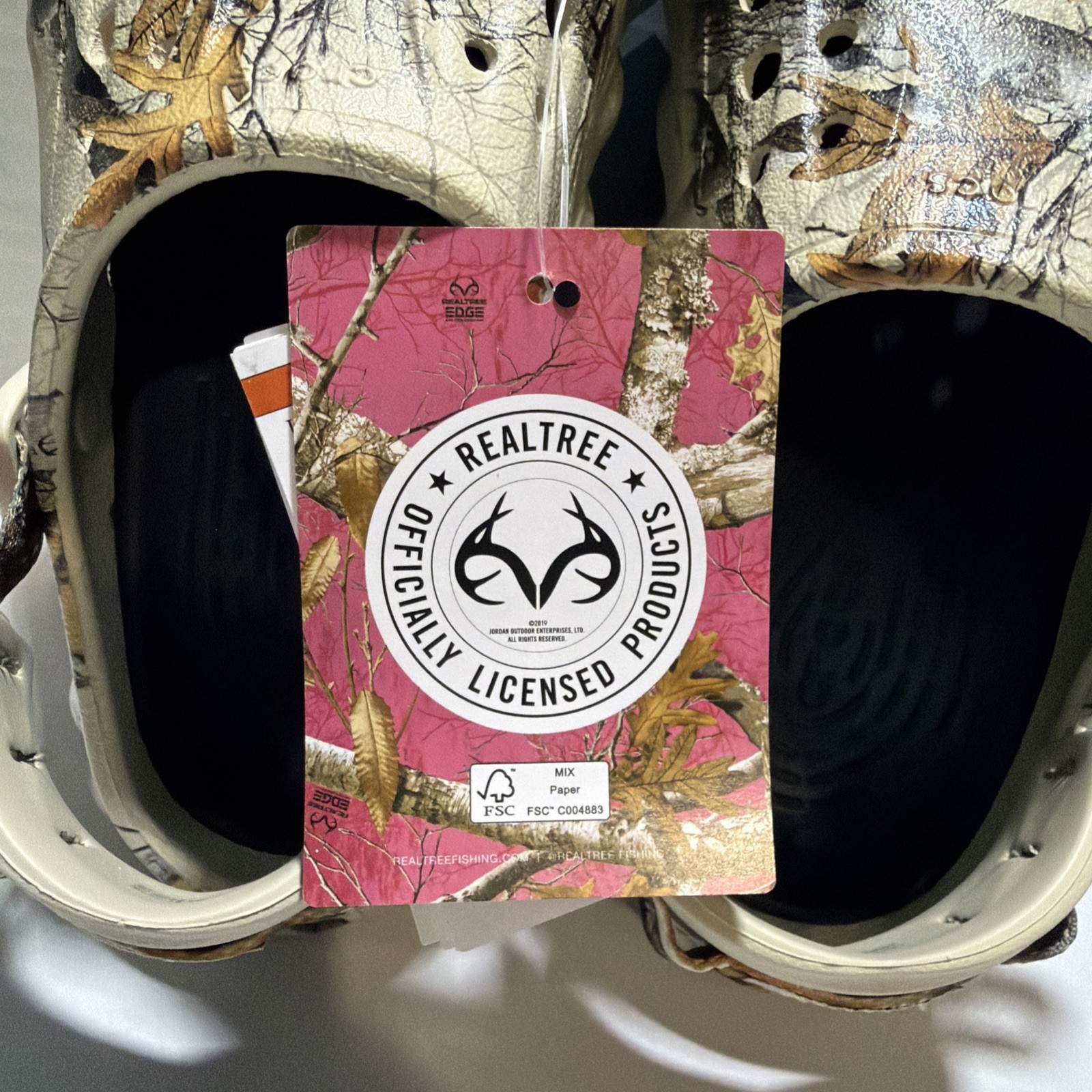 Crocs x Realtree Edge Echo Clogs Bone White Camo 208232-2Y2 Men's Sz 5 WMNS Sz 7 image 7