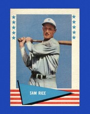 1961 Fleer Set-Break # 70 Sam Rice EX-EXMINT *GMCARDS*