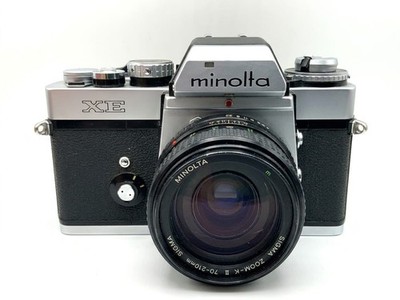 Minolta XE + Sigma 70-210mm f/4.5 Kit Set Analog SLR 35mm Kamera Objektiv Body