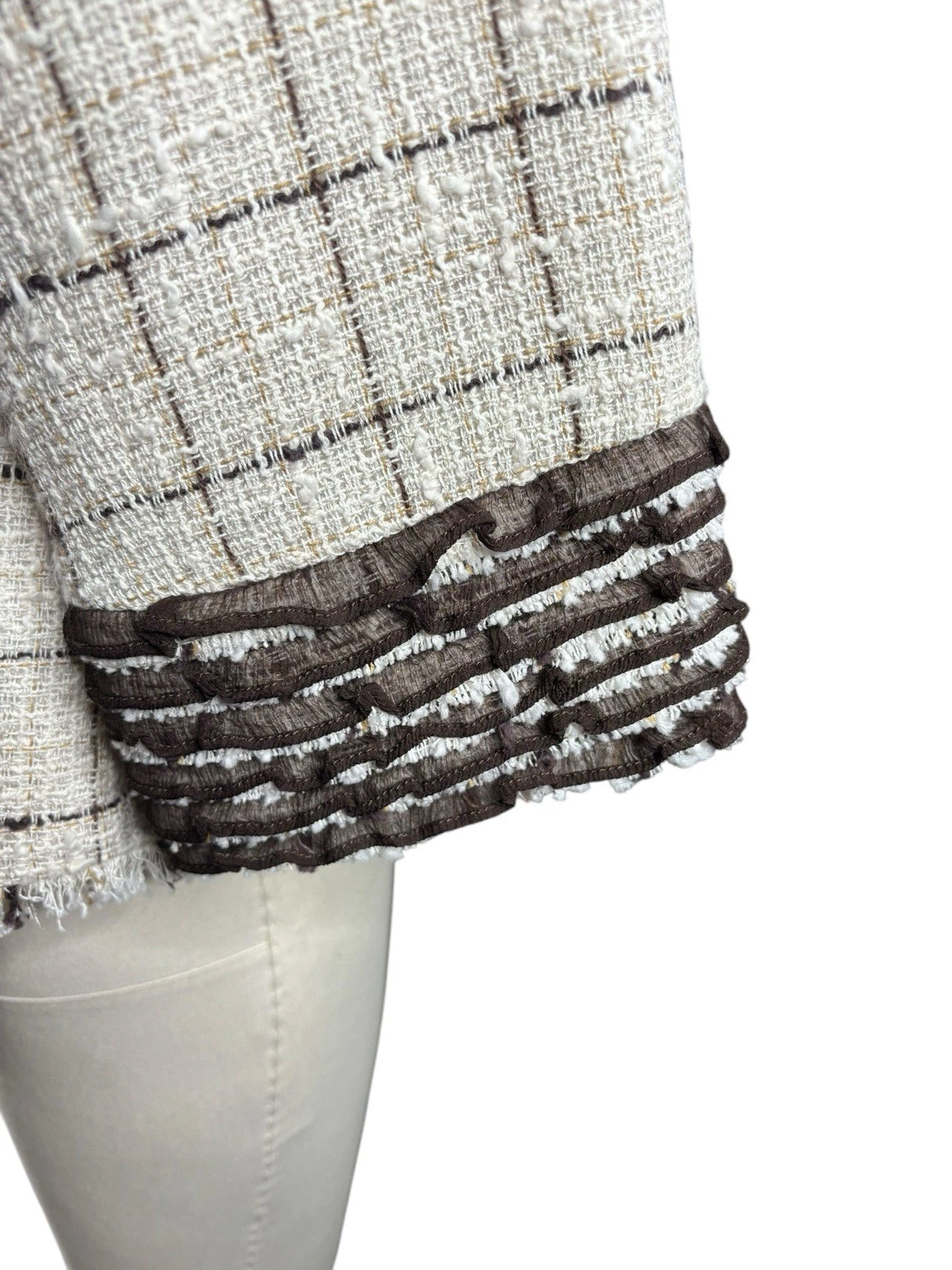 CHANEL Blazer seta lino cotone collezione Don Caster nuovo con etichetta