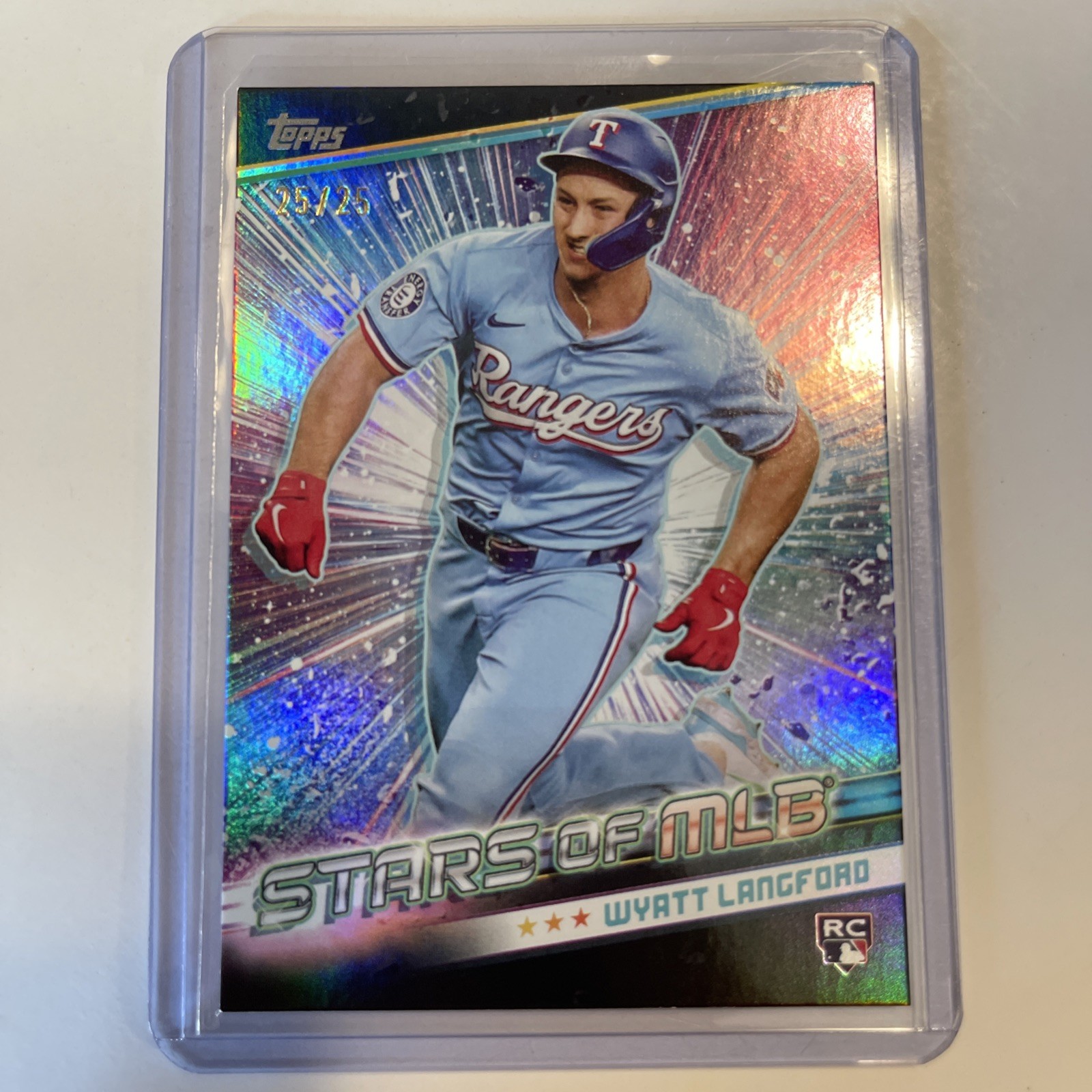 2024 Topps Update Series - Stars of Mlb Wyatt Langford #SMLB-85 Black /25 (RC)