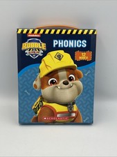 Rubble  Crew Paw Patrol Phonics 12 Books Scholastic Learn to READ -EUC