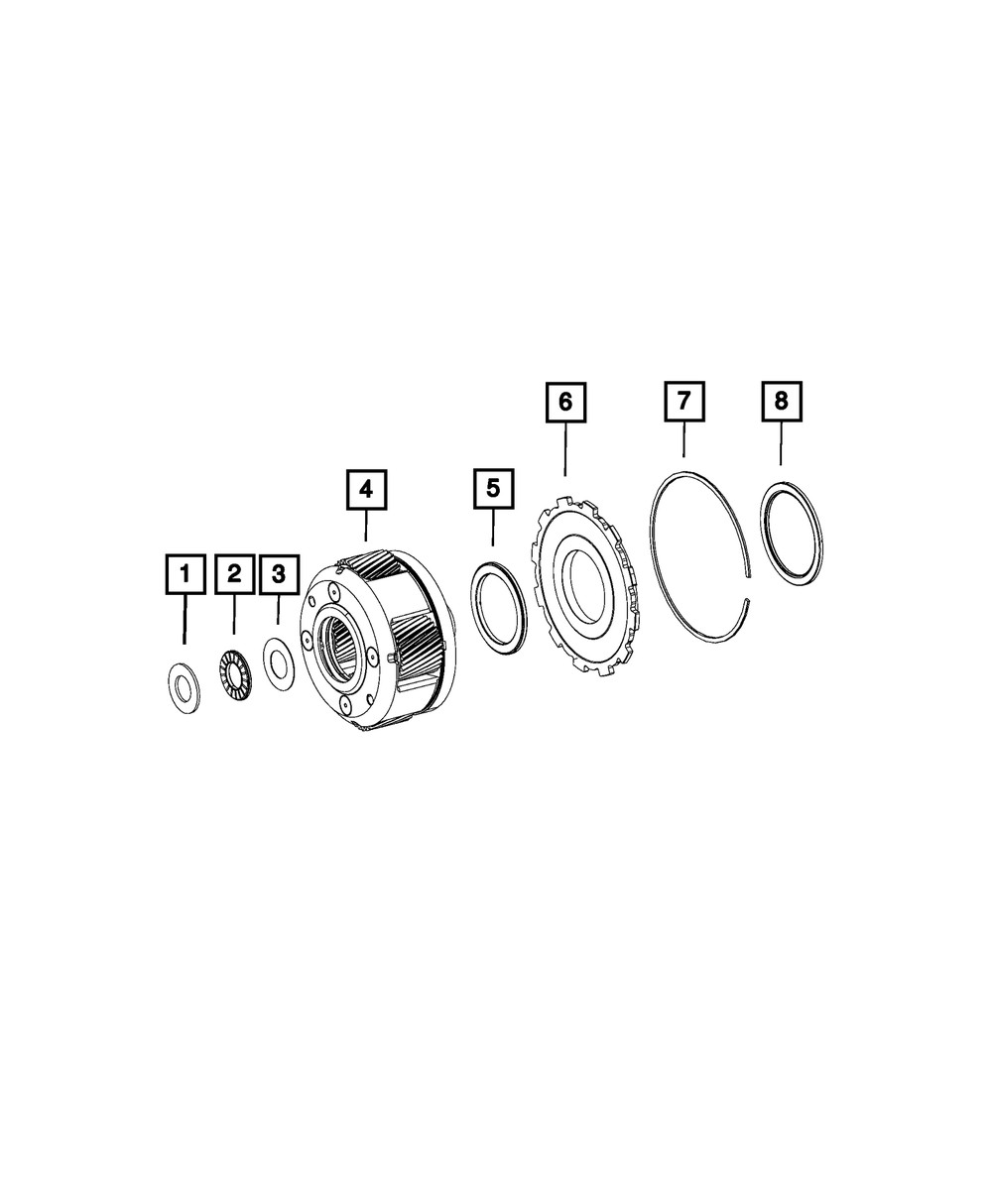 Genuine Mopar Thrust Bearing 68445732AASelect Your Vehicle to Ensure Guaranteed Fit-QTY1
