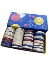 Poker Chips Vintage 1960s THESCO Horse-Shoe Paper Chips