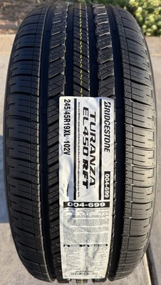 FOUR NEW 245/45R19 Bridgestone Turanza EL450 All Season RFT BMW