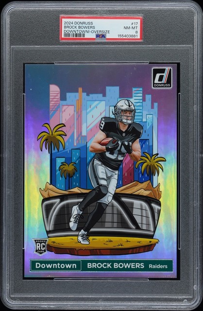 Brock Bowers 2024 Panini Donruss Downtown!