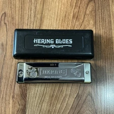 Hering 1926 1925 Free Blues Harmonica BB 10 Hole Made In Brazil 