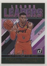 2019-20 Panini Donruss League Leaders Green Flood Russell Westbrook #3 h2o