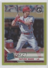 2019 Panini Donruss Optic Rated Rookies Lime Green Prizm Taylor Ward #56 p7m