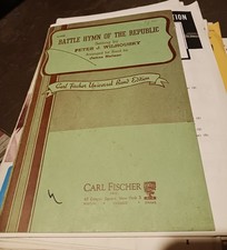 Battle Hymn of the Republic Concert Sheet Music Full Carl Fischer Unicersal Band