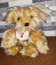 Russ Berrie Sparkle The Teacup Yorkie Terrier Dog 9" Plush