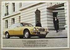 DAIMLER DOUBLE SIX & SOVEREIGN 4.2 & 3.4 Four Door Car Sales Brochure 1976 #3202