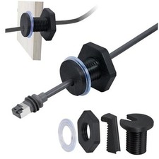 RV Cable Passthrough for Starlink Mini, RV Cable Grommet 35mm/1pcs Black