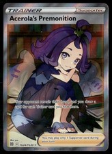 ACEROLA'S PREMONITION TG24/TG30 BRILLIANT STARS TRAINER GALLERY POKEMON HOLO NM
