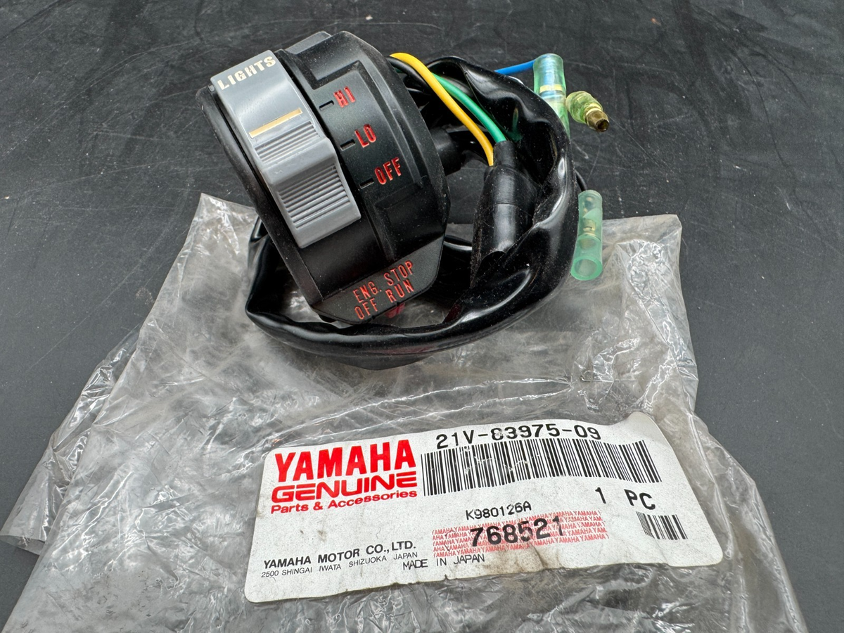 NOS Yamaha 83-85 YTM200 Tri moto Genuine OEM Combo Switch Part