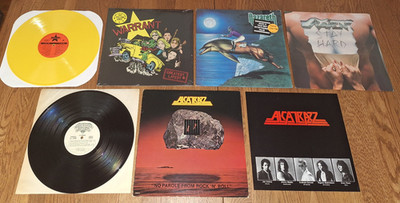 1st Press Hard Rock Metal LP Lot SEALED - Nazareth / Raven / Alcatrazz / Warrant