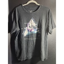 Ghost in the Shell Graphic T Shirt Black Ripple Junction Anime Manga Size L
