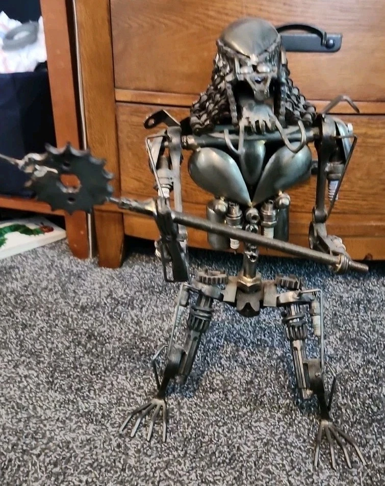 Scrap Metal Sculpture In Predator Collectibles for sale | eBay