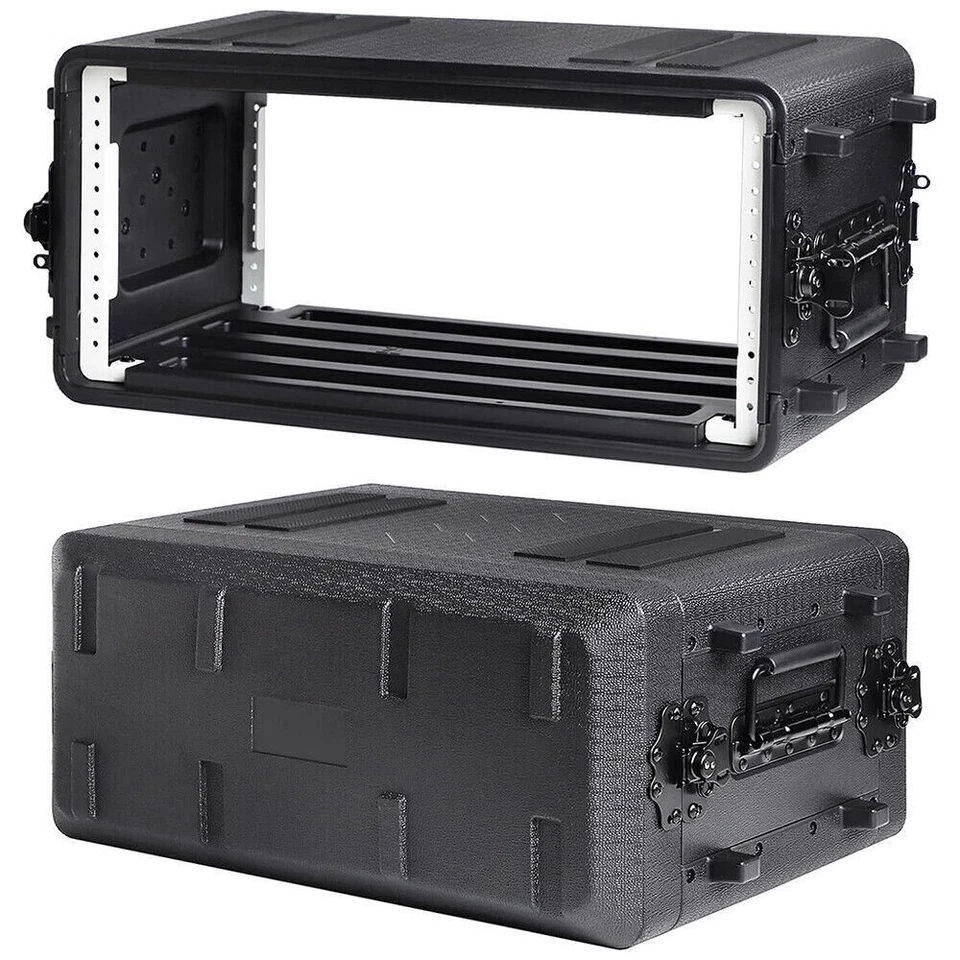 4U ATA Rack Case Shallow 10.2" Depth 19" Rackmount Flight Case - Image 3 of 4