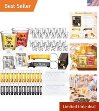 60 Sets 30th Birthday Party Favors, Shot Glasses Bottle Opener