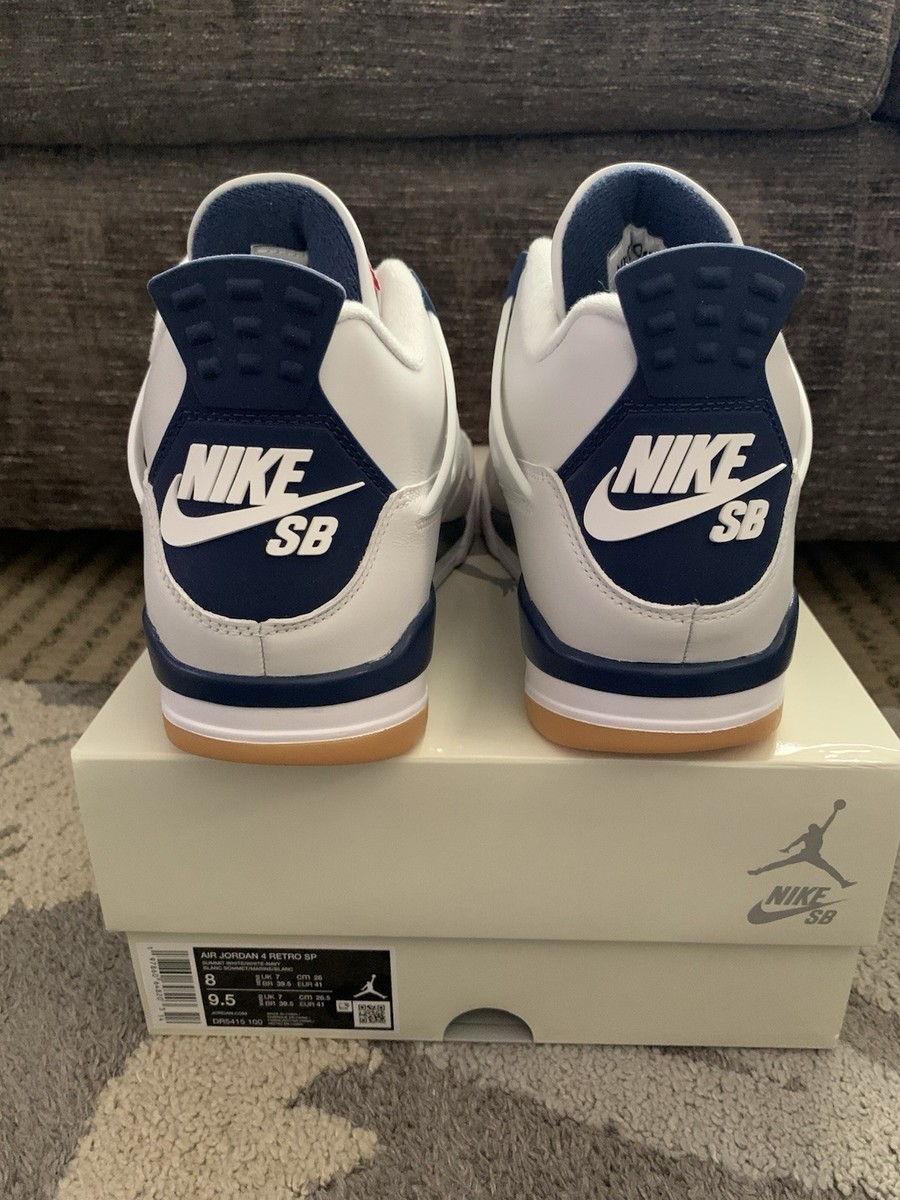 Size 8 - Nike SB x Air Jordan 4 Retro SP 'Navy' DR5415-100