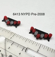 2 Pack 1/64 Red Vector Vision Lightbar Pre 2008 NYPD New York Police Sheriff