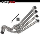 For 14-24 Honda CBR650R/CB650F 2in Stainless Front Exhaust Link Pipe w/Hardware