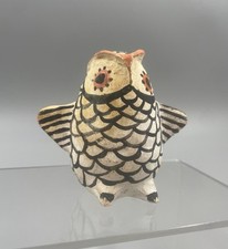 cute vintage Acoma Pueblo New Mexico pottery owl Native American Indian Art
