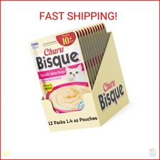 INABA Churu Bisque for Cats Senior 10+, Creamy Purée Side Dish Pouch, 1.4 Ounces 206.74 per pound