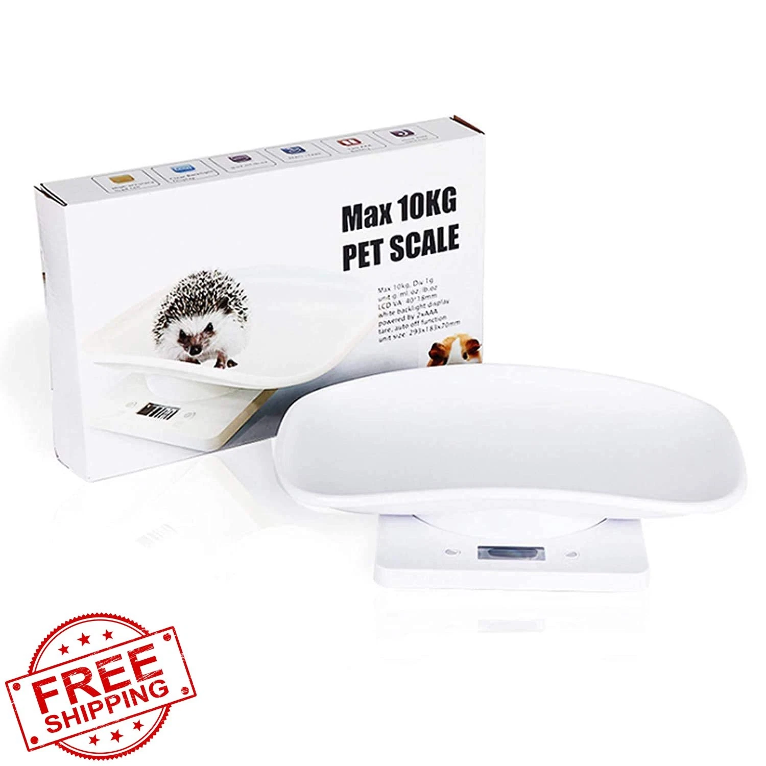 HSEAREA Digital Pet Food Scale 22lb 1pc