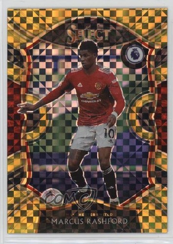 Marcus Rashford [Gold Prizm] #14 2020 Panini Prizm Premier League card