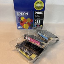 Epson 288XL Cyan, Magenta, Yellow (MISSING Black )Ink Cartridge Set (T288XL-BCS)