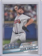 2020 John Smoltz Topps Decades Best CELEBRATION GOLD SP /100 - JS Braves