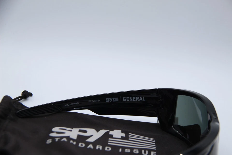NUEVAS GAFAS DE SOL SPY+ OPTICS GENERAL SPYZ87-2 Q4DV NEGRAS MONTURAS AUTÉNTICAS 66-17 Foto 3 de 4