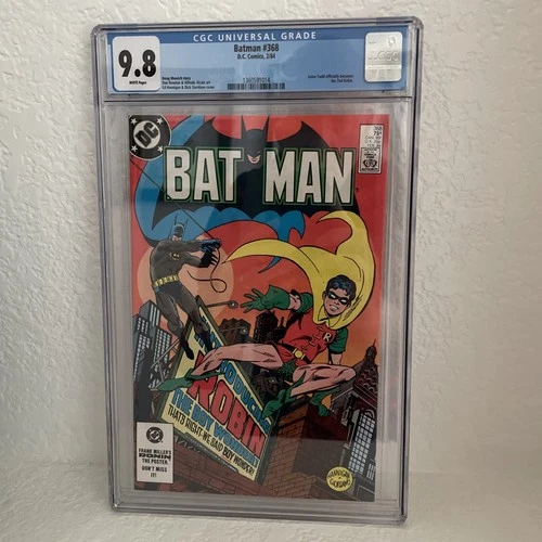 BATMAN #368 (DC, 1984) CGC Graded 9.8 ~ JASON TODD ROBIN ~ White Pages NM/MT