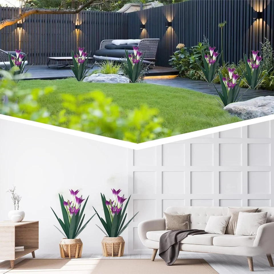 Agave Plant Outdoor Decoration Lily Mexican Yard Art Garden Gift Home Decor - Image 2 of 4