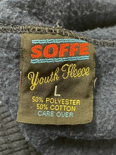 Kids Vintage Soffe Fleece Blue St. Hugh Sweat Pants Boys Large - Picture 7 of 8