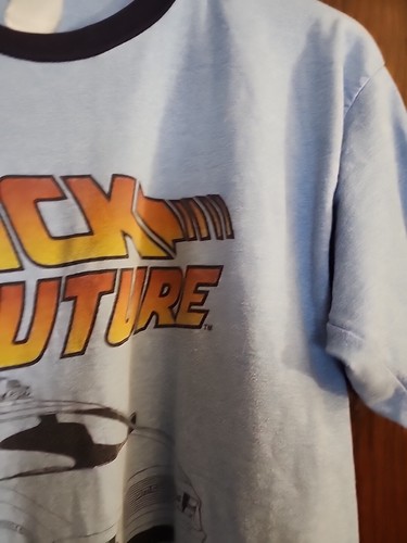 Vintage Thunder Creek 90 Back to the Future Blau Ringer T-Shirt Herren Gr. L - Bild 19 von 20