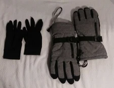 RIVMOUNT Winter Ski Gloves 3 Thinsulate M Keep Warm Waterproof SZ XL NEW