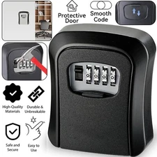 Cerradura De Codigo de Seguridad Almacenamiento de Llaves Secreto en La Pared