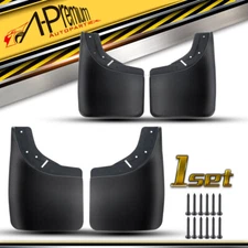 4Pcs Front & Rear Splash Guards Mud Flaps for Chevrolet GMC C/K Series 1988-1999