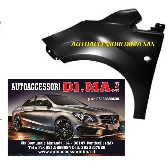 PARAFANGO ANTERIORE SX FORD KA DAL 2008 al 2016 NUOVO spedizione gratis