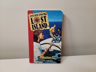 ESCAPE FROM LOST ISLAND book 3: MUTINY! Clay Coleman 1991 Harper Paperbacks