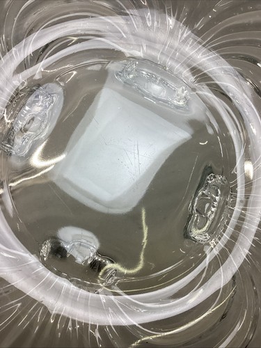 Set Of 3 Decorative Glass Serving Platters Trays Plates - Vintage - Picture 6 of 24