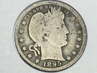 1895-O Barber Quarter in very good