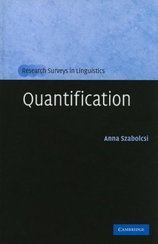Quantification Szabolcsi Hardback Cambridge University Press 9780521887960