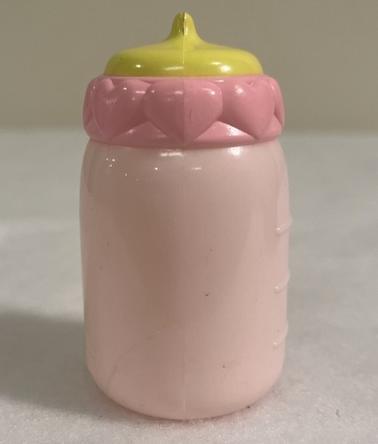 Luvzies Luvabella Bebé Recién Nacido Muñeca Biberón de Leche Repuesto Rosa Amarillo Juguete 3 pulgadas - Imagen 2 de 14