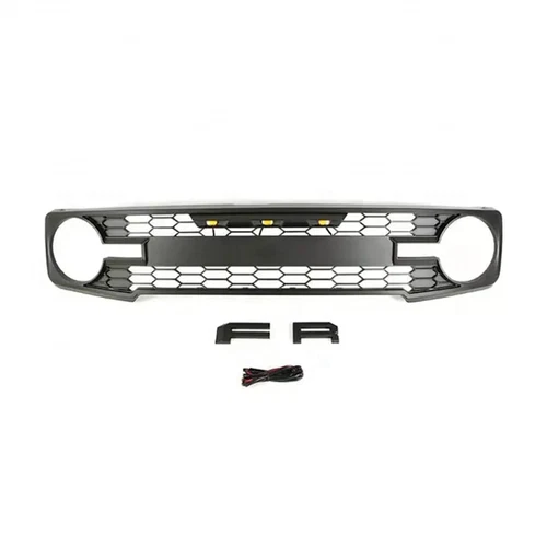 Parrilla de parachoques delantero con luces LED para Bronco 2021-2023 - Imagen 2 de 5